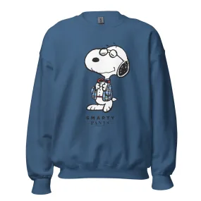 Snoopy Smarty Pants Adult Sweatshirt