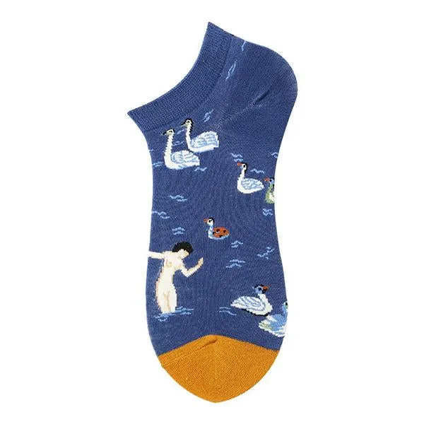 Thin Breathable Shallow Cotton Socks 75859766C