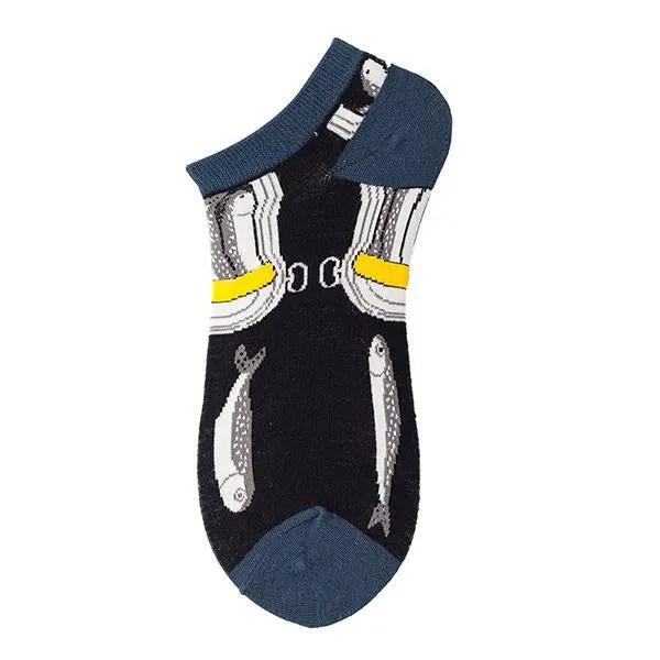 Thin Breathable Shallow Cotton Socks 75859766C