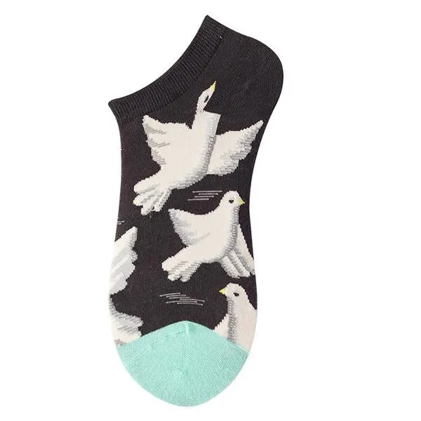 Thin Breathable Shallow Cotton Socks 75859766C