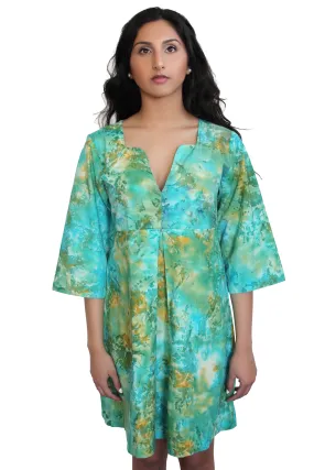 Tie Dye Cotton Kaftan