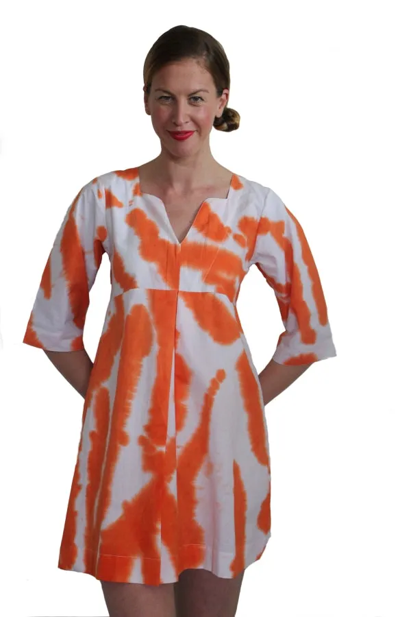 Tie Dye Cotton Kaftan