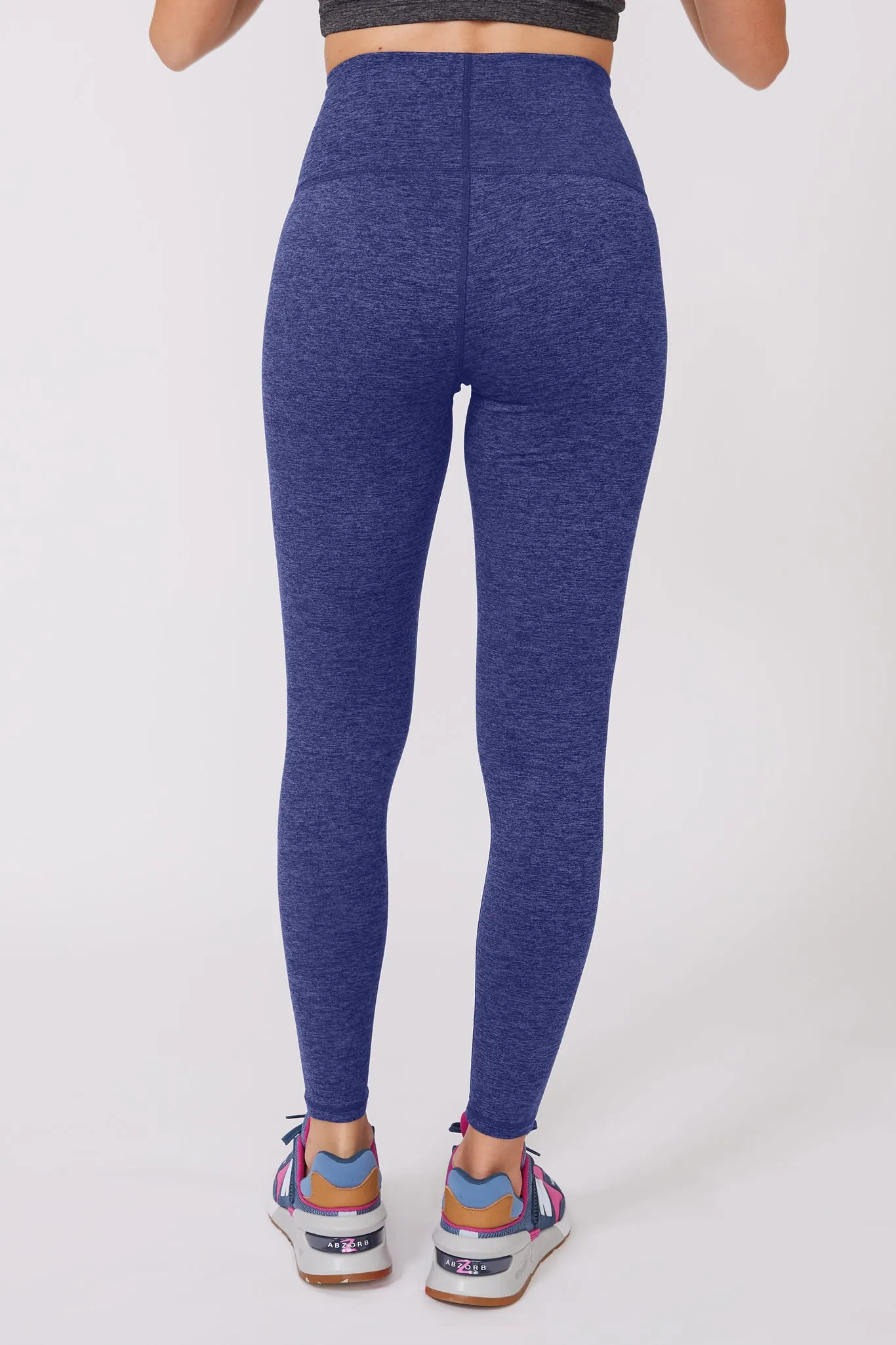 TLC Leggings in Heathered Navy