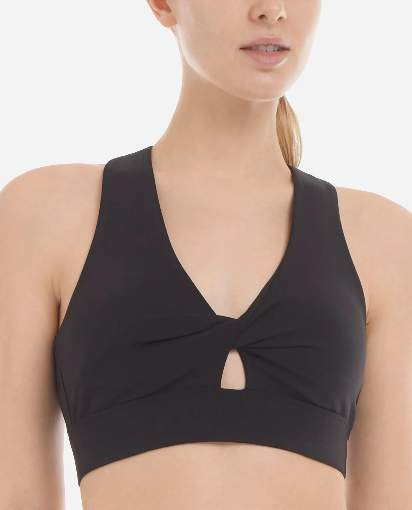 Twisted Crossover Sports Bra