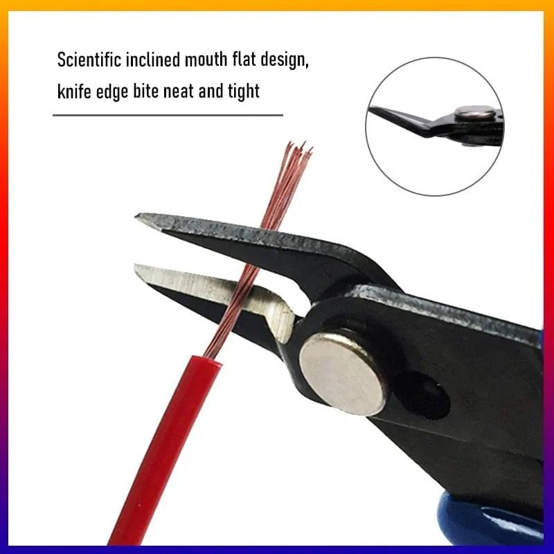 Universal Pliers Multi Functional Tools Electrical Wire Cable Cutters Cutting Side Snips Flush Stainless Steel Nipper Hand Tools