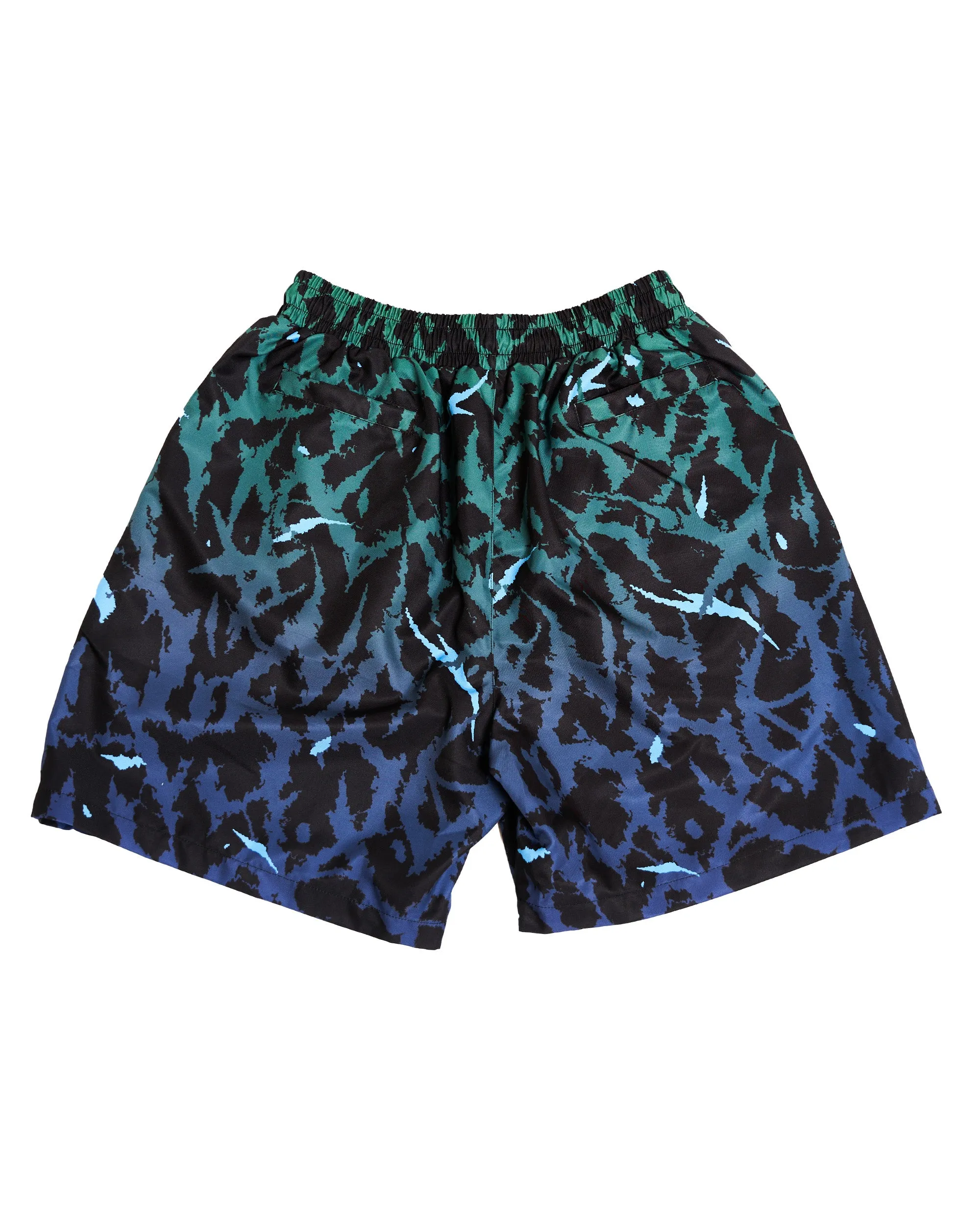 VINE PRINT PANTS (BLUE)