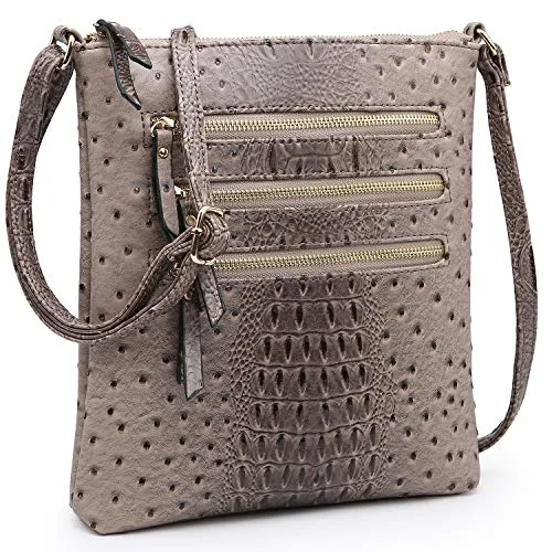 Women Lightweight Functional Multi Pocket Crossbody Bag l Dasein