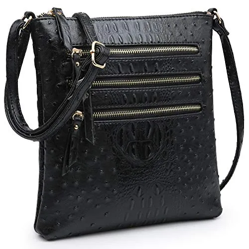 Women Lightweight Functional Multi Pocket Crossbody Bag l Dasein