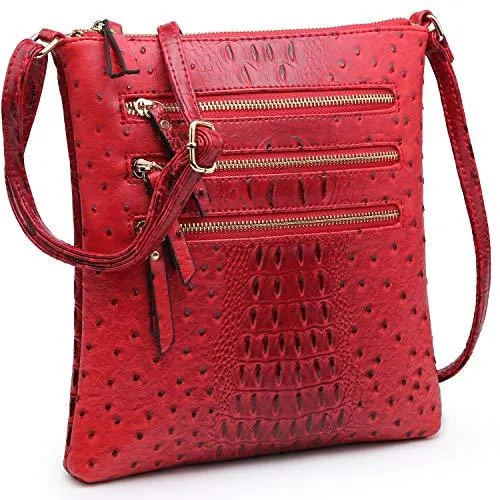 Women Lightweight Functional Multi Pocket Crossbody Bag l Dasein