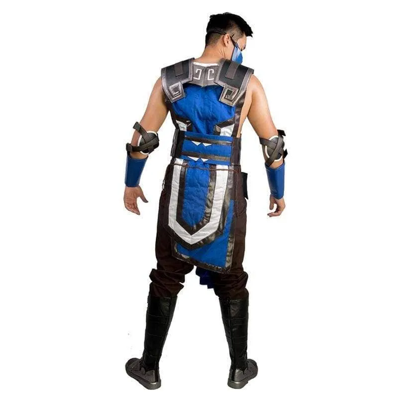 Xcoser Mortal Kombat 11 Sub-Zero Comfortable PU Leather Costume