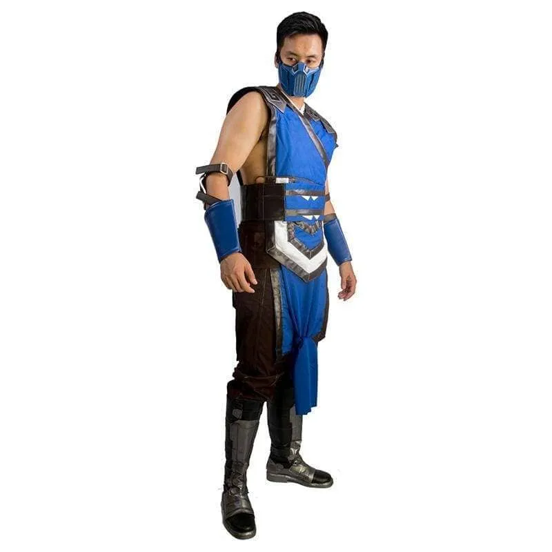 Xcoser Mortal Kombat 11 Sub-Zero Comfortable PU Leather Costume