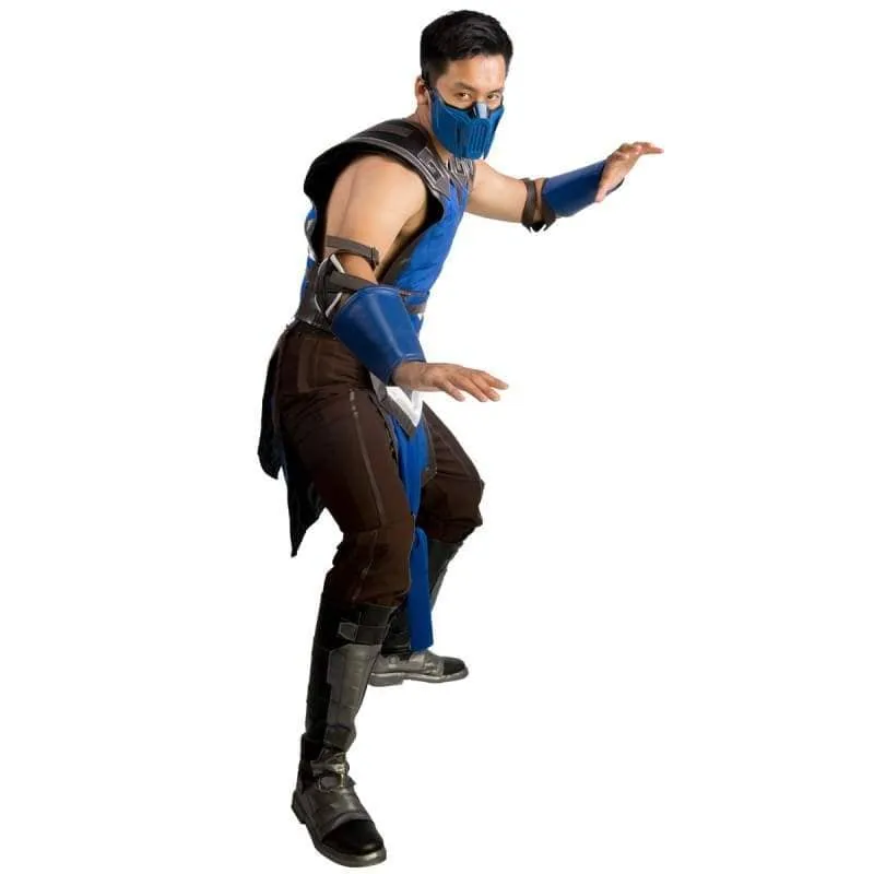 Xcoser Mortal Kombat 11 Sub-Zero Comfortable PU Leather Costume