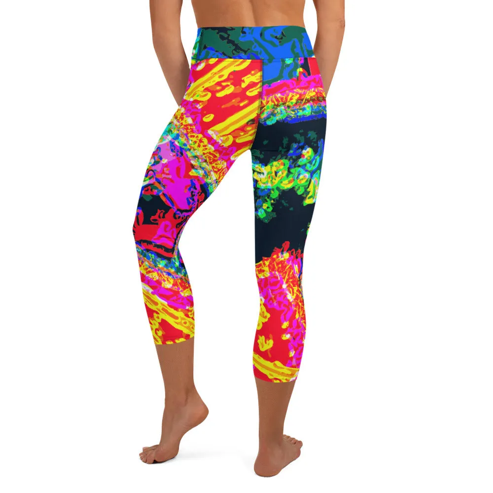 Yoga Capri Leggings Laughter