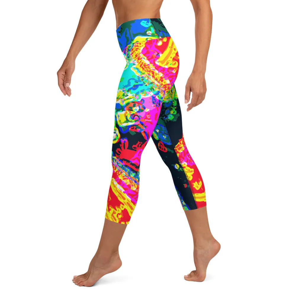 Yoga Capri Leggings Laughter