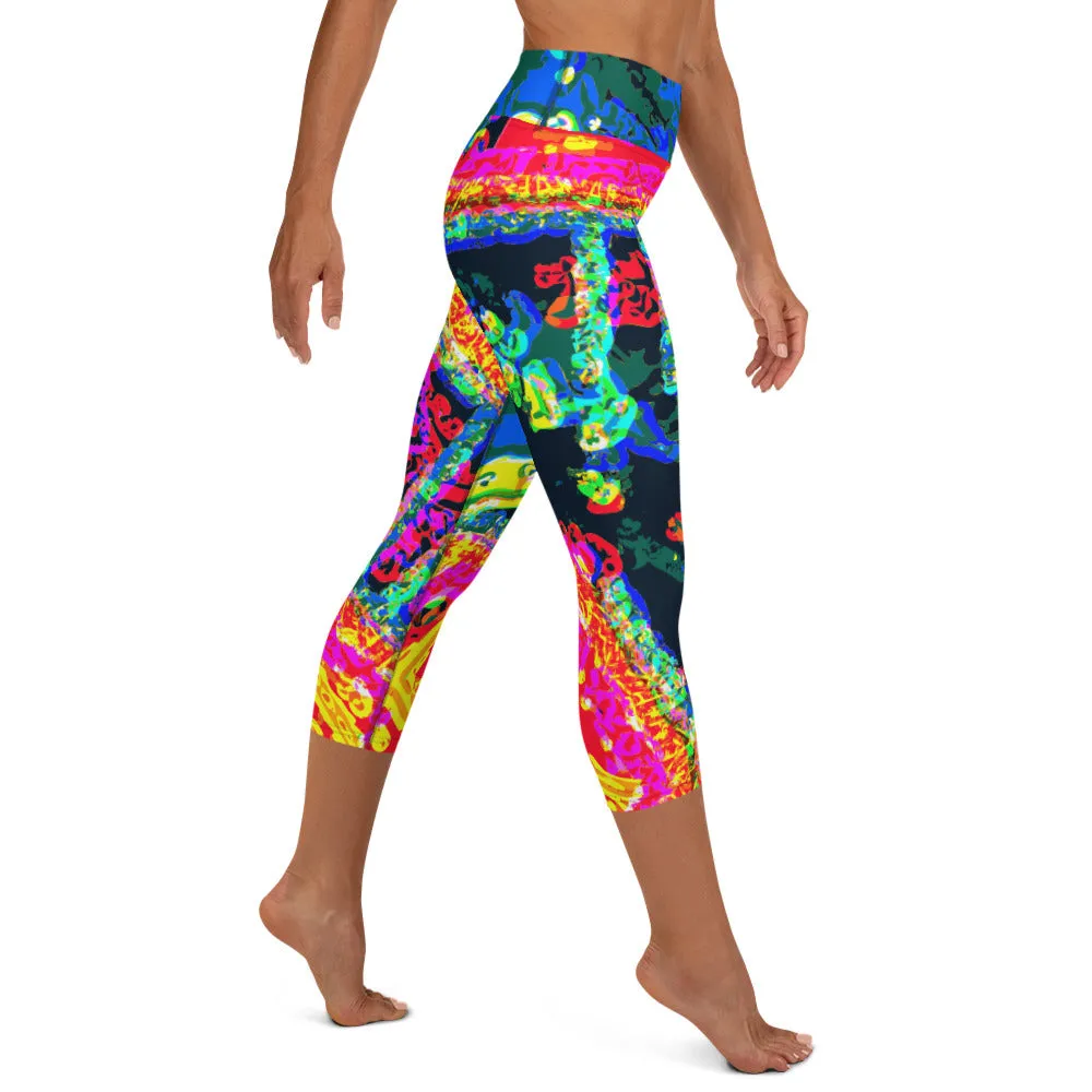 Yoga Capri Leggings Laughter