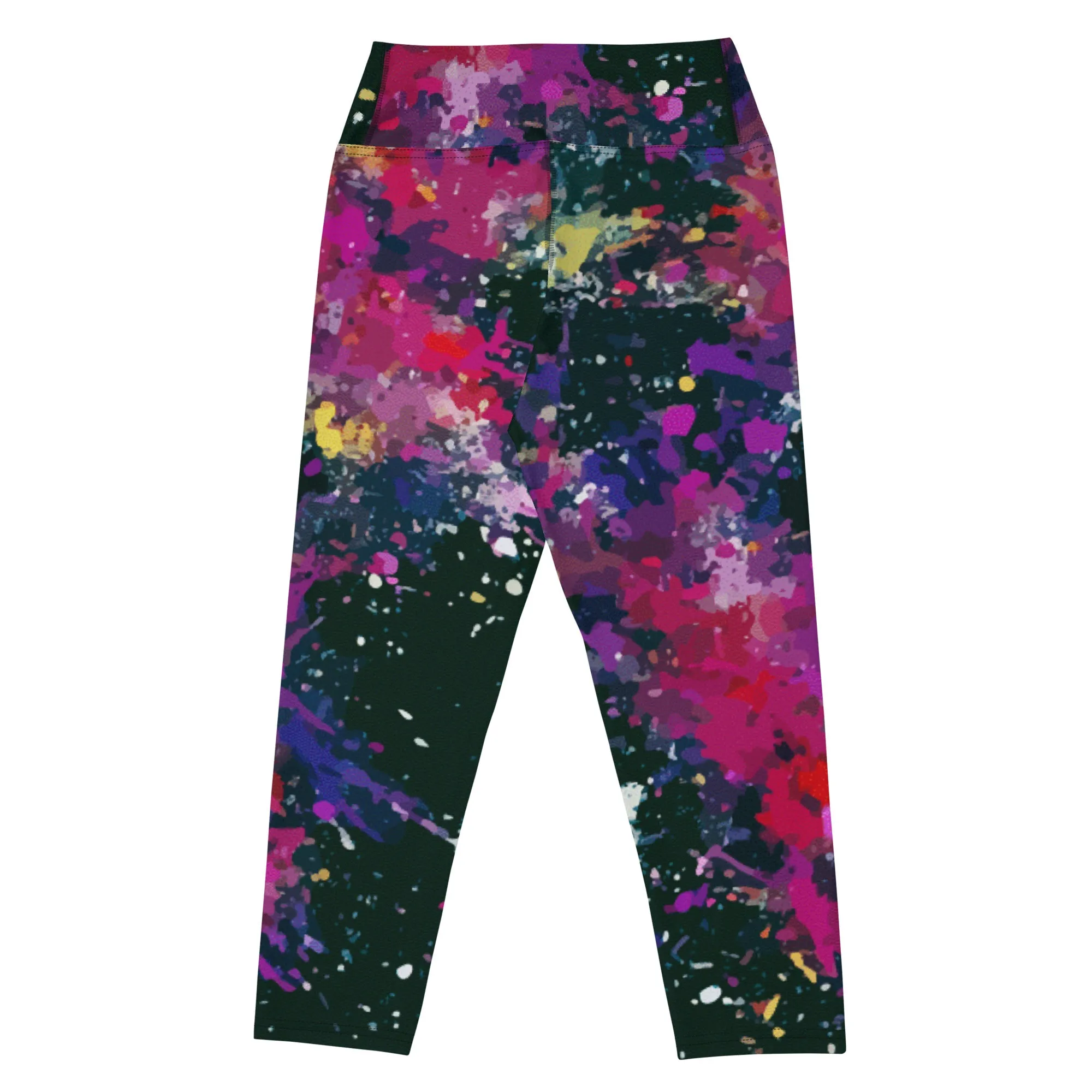 Yoga Capri Leggings Splatter