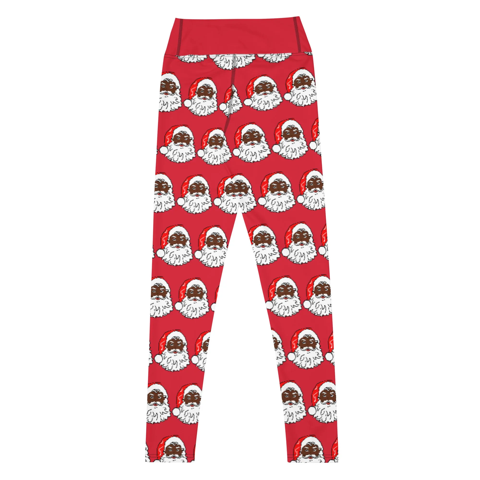 Yoga Leggings Santa Red