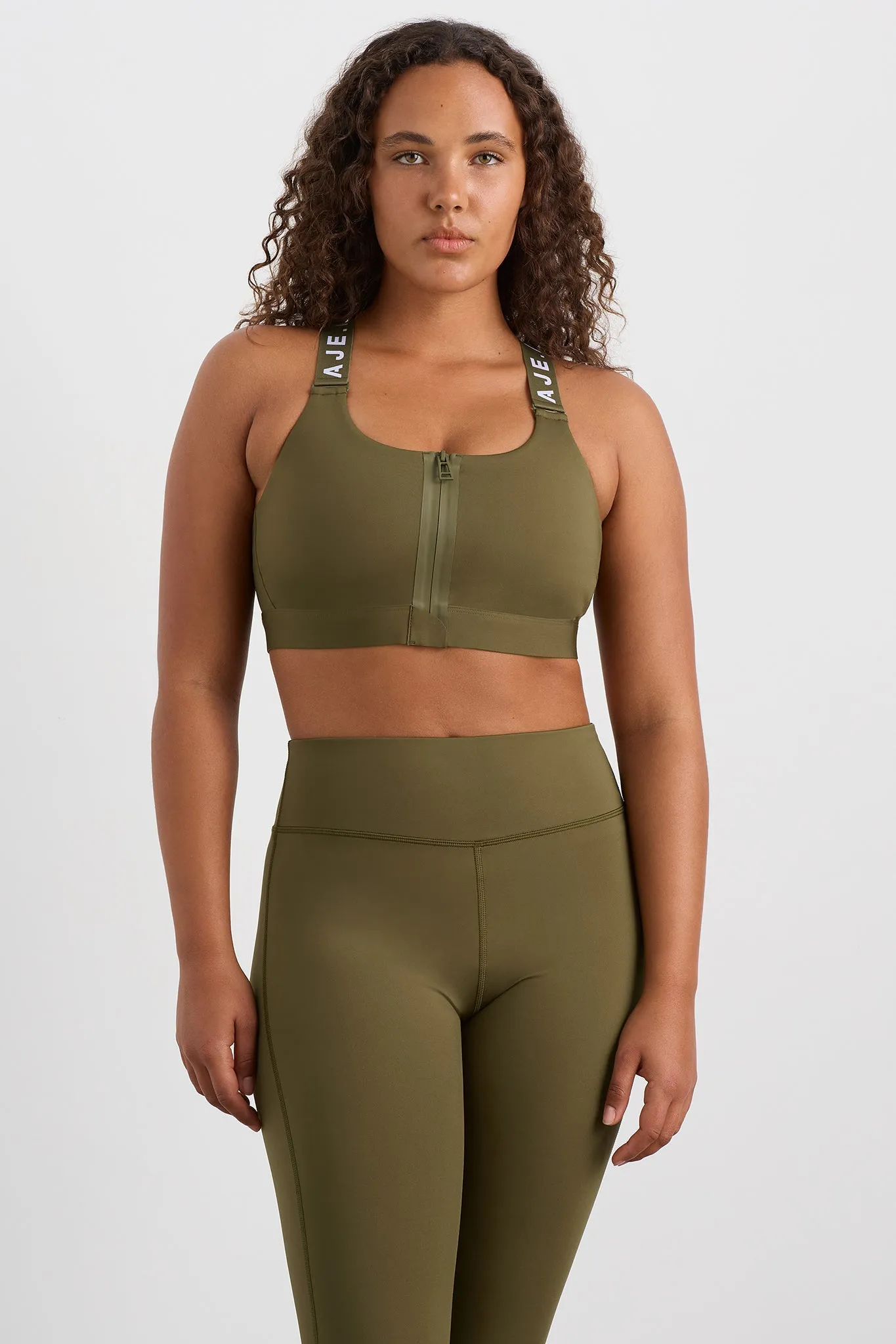 Zip Front Sports Bra 304