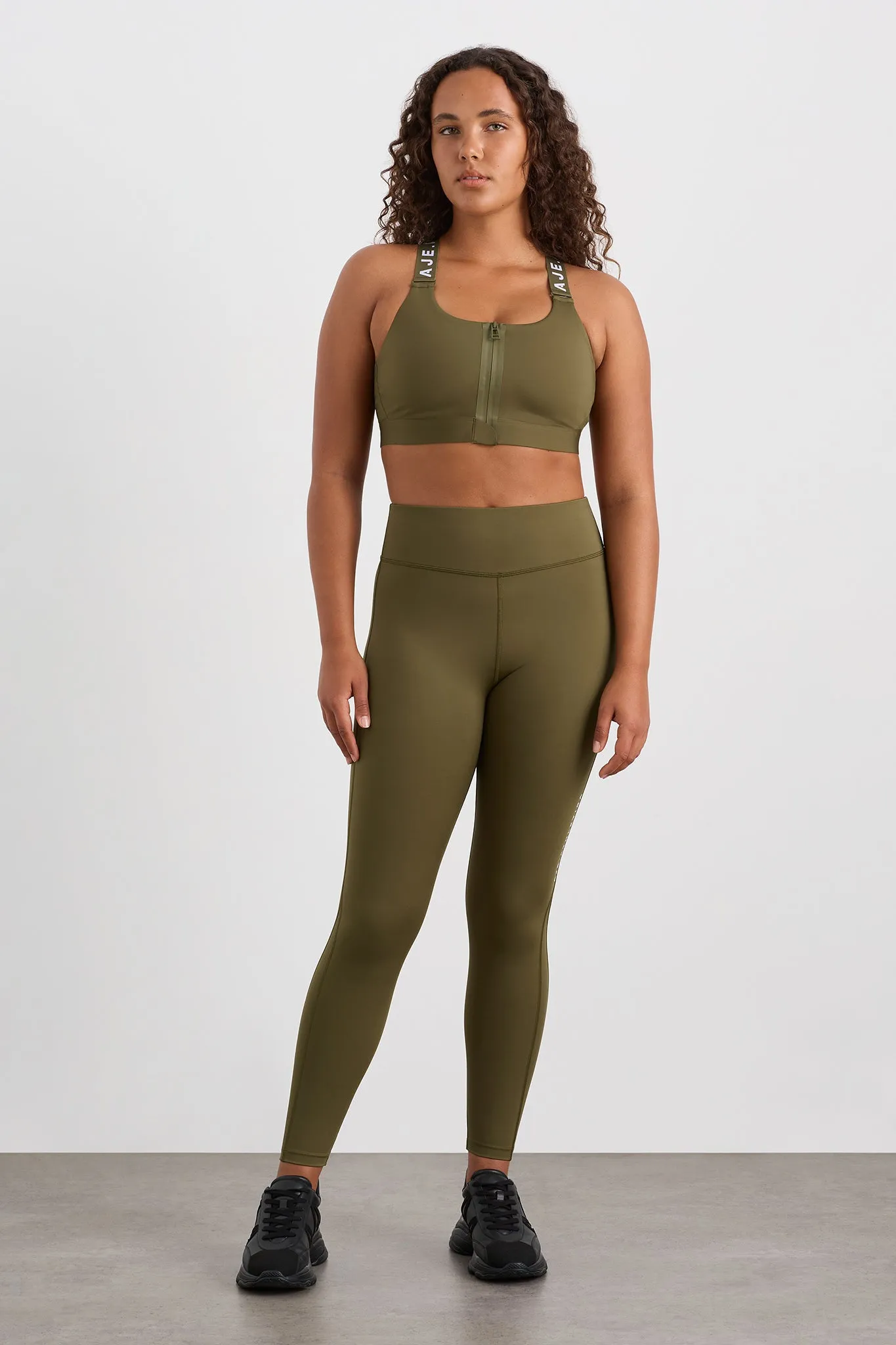 Zip Front Sports Bra 304